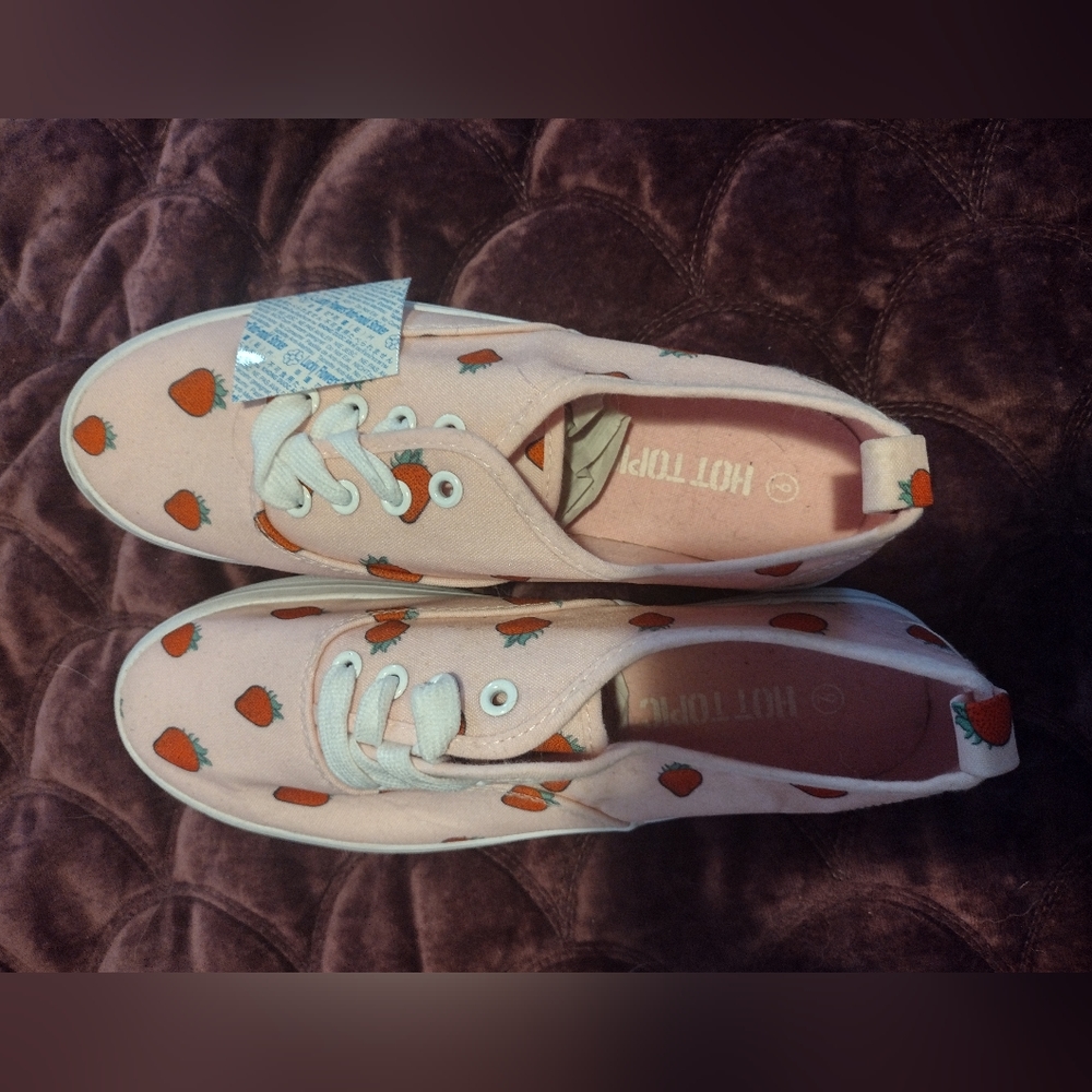 Hot Topic strawberry sneakers